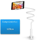 Suporte Flexível 128 cm, compatível com dispositivos de 3,5 a 13,0 polegadas.