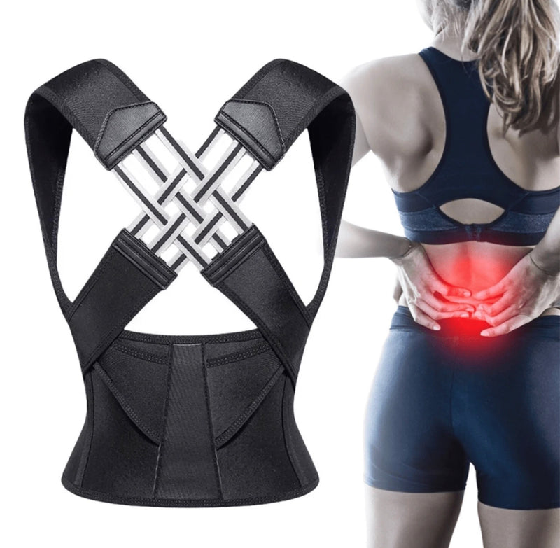 Corretor Postural + Cinta Alinhadora de Cintura