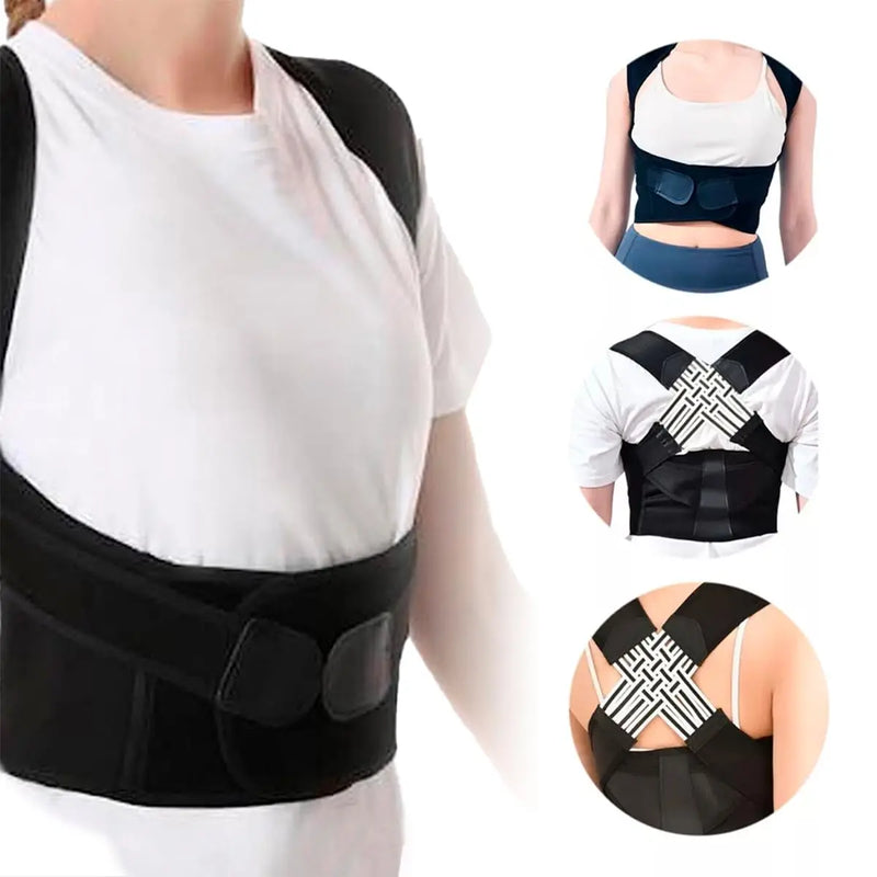 Corretor Postural + Cinta Alinhadora de Cintura