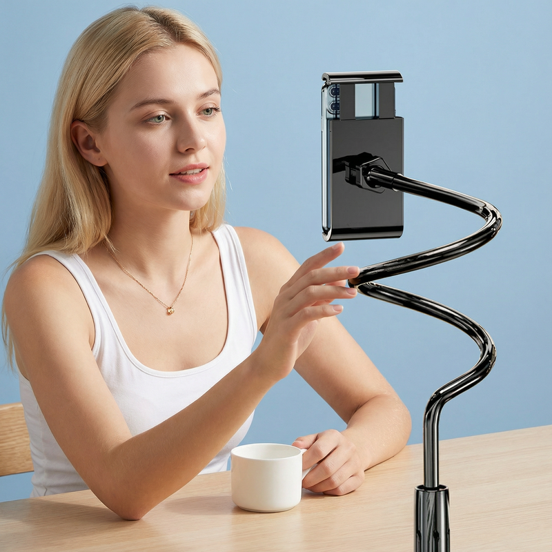 Suporte Flexível 128 cm, compatível com dispositivos de 3,5 a 13,0 polegadas.