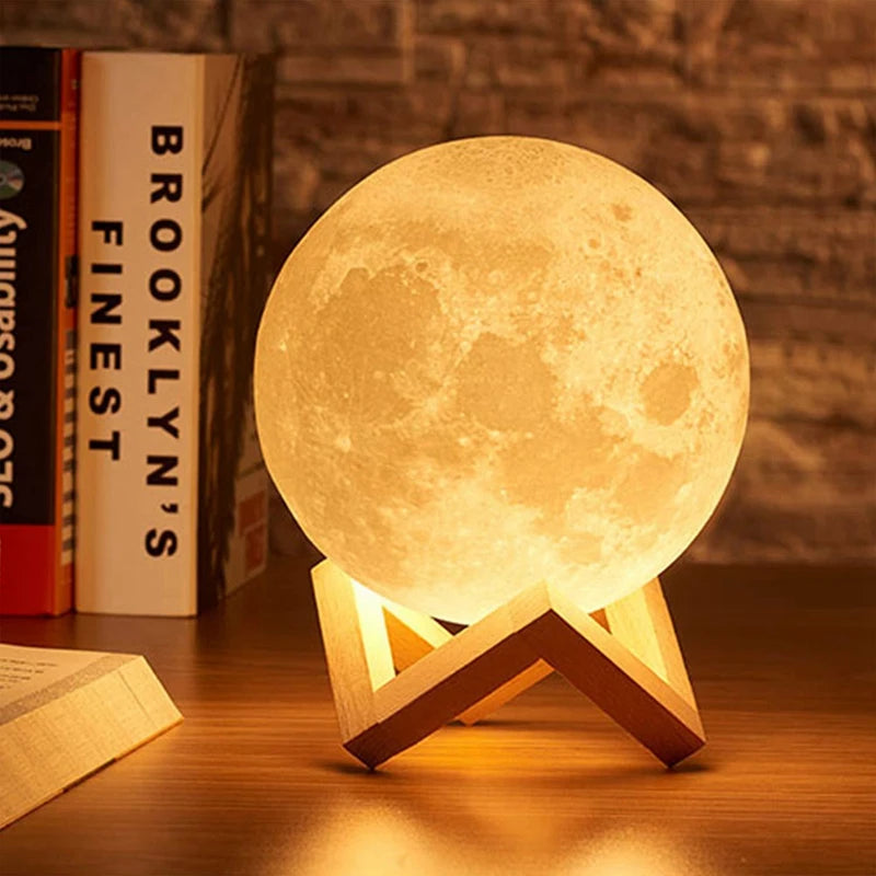 Luminária Lua 3D