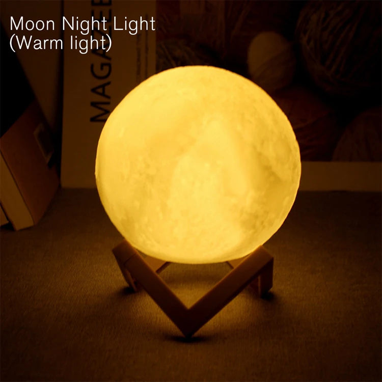 Luminária Lua 3D