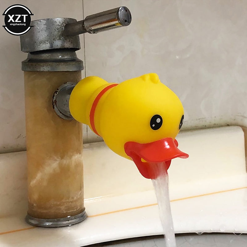 New Animal Faucet Extender Kids Baby Children Help Washing Hands Sink Water Tap Extender Splash-proof Spout Extension Bath Toys