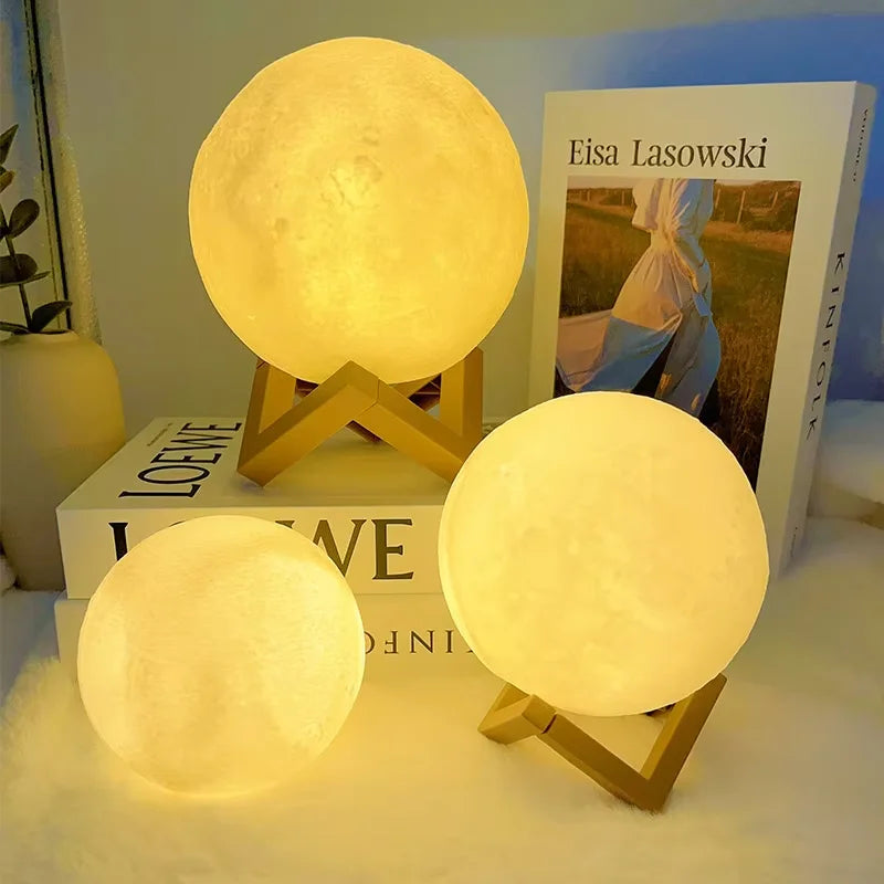 Luminária Lua 3D