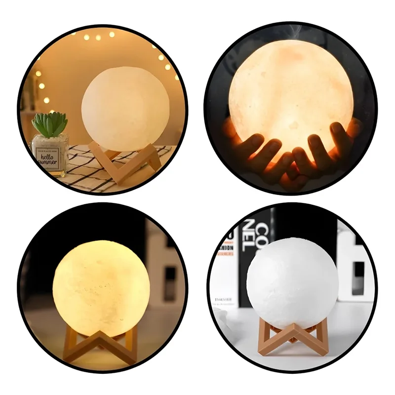 Luminária Lua 3D
