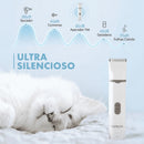 Kit Aparador Pet 4 em 1 Recarregável Silencioso para Cães e Gatos